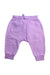A Purple Sweatpants from Seed in size 6-12M for girl. (Front View)