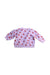A Purple Crewneck Sweatshirts from Seed in size 6-12M for girl. (Back View)