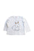A White Long Sleeve Tops from Seed in size 3-6M for girl. (Front View)