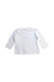 A White Long Sleeve Tops from Seed in size 3-6M for girl. (Back View)