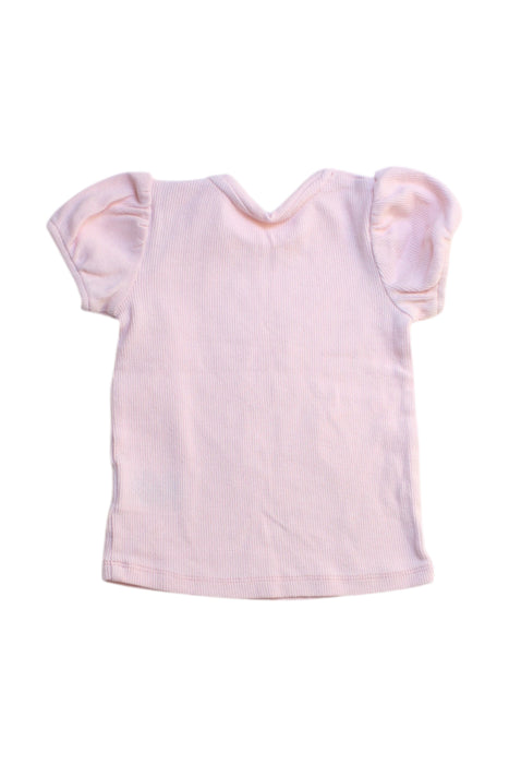 A Pink Short Sleeve Tops from Seed in size 3-6M for girl. (Back View)