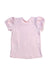 A Pink Short Sleeve Tops from Seed in size 3-6M for girl. (Back View)