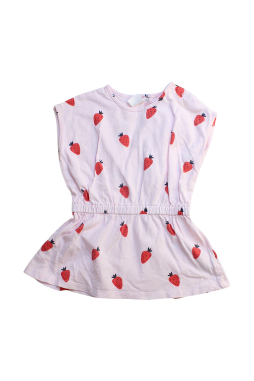 A Pink Sleeveless Dresses from Seed in size 6-12M for girl. (Front View)