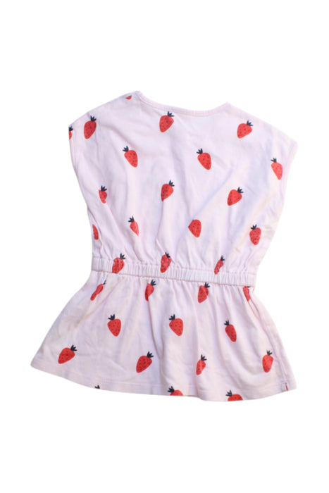 A Pink Sleeveless Dresses from Seed in size 6-12M for girl. (Back View)