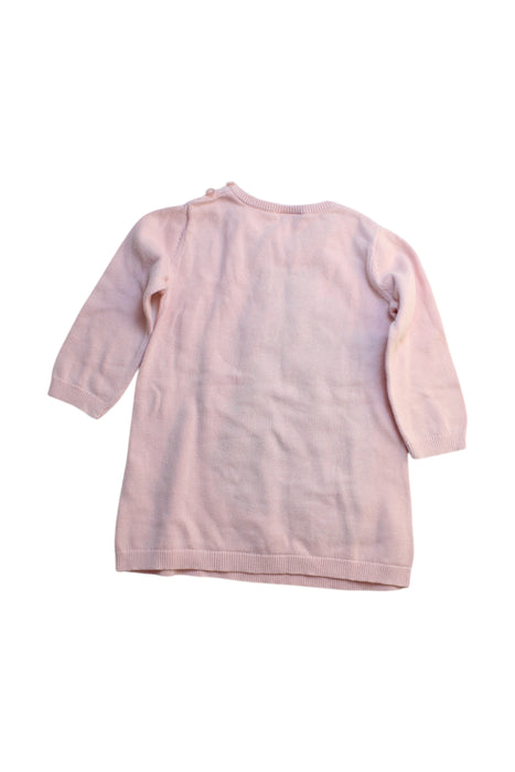 A Pink Sweater Dresses from Seed in size 6-12M for girl. (Back View)