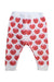 A Red Leggings from Seed in size 6-12M for girl. (Front View)