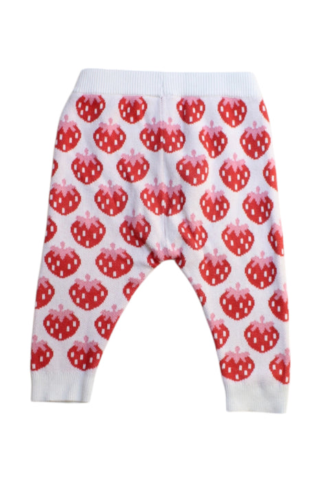 A Red Leggings from Seed in size 6-12M for girl. (Back View)