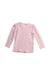 A Pink Long Sleeve Tops from Seed in size 6-12M for girl. (Back View)