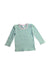 A Green Long Sleeve Tops from Seed in size 6-12M for girl. (Front View)