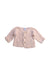 A Beige Cardigans from Petit Bateau in size 3-6M for girl. (Front View)