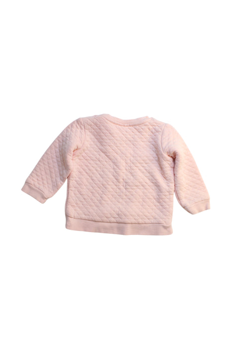 A Pink Crewneck Sweatshirts from Seed in size 12-18M for girl. (Back View)