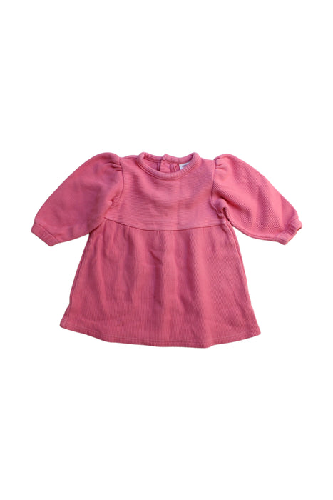 A Pink Long Sleeve Dresses from Seed in size 3-6M for girl. (Front View)