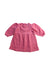 A Pink Long Sleeve Dresses from Seed in size 3-6M for girl. (Front View)