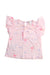 A Pink Short Sleeve Tops from Country Road in size 3-6M for girl. (Front View)