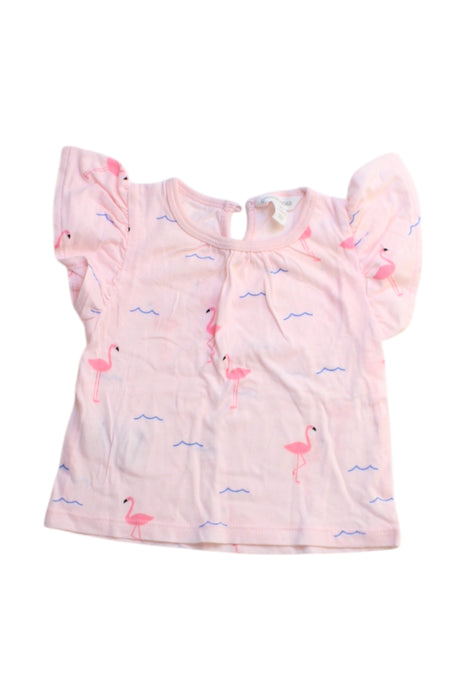 A Pink Short Sleeve Tops from Country Road in size 3-6M for girl. (Front View)
