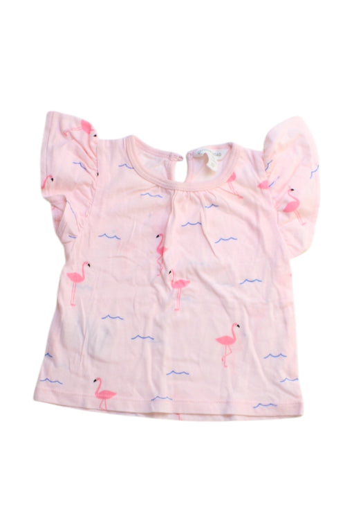 A Pink Short Sleeve Tops from Country Road in size 3-6M for girl. (Front View)