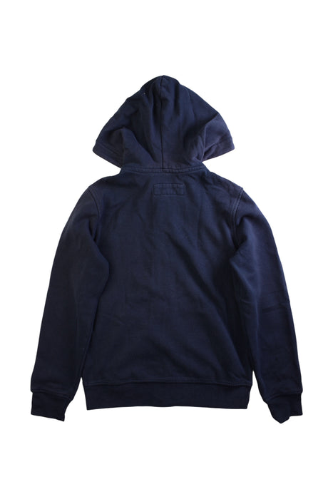 A Navy Zippered Sweatshirts from Abercrombie & Fitch in size 9Y for boy. (Back View)