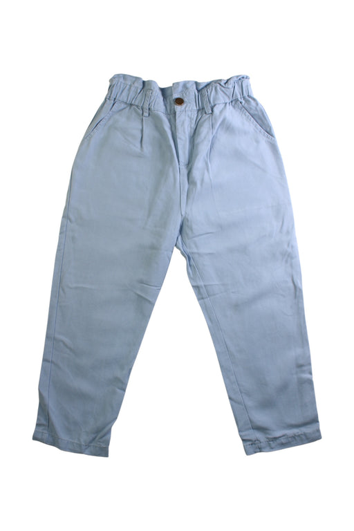 A Blue Casual Pants from Excuse My French in size 6T for girl. (Front View)
