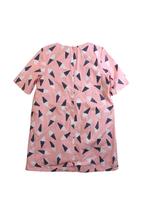 A Pink Short Sleeve Dresses from COS in size 6T for girl. (Back View)