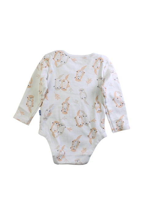 A White Long Sleeve Bodysuits from Kite in size 18-24M for neutral. (Back View)