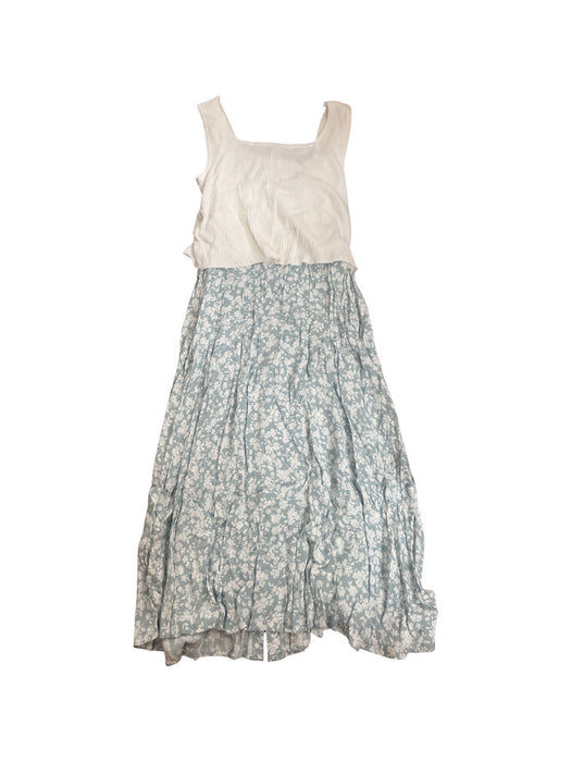 A White Sleeveless Dresses from Seraphine in size M for maternity. (Back View)