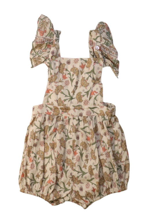 A Multicolour Sleeveless Rompers from the new society in size 12-18M for girl. (Front View)