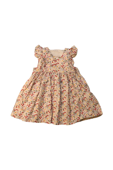A Multicolour Sleeveless Dresses from Petit Bateau in size 12-18M for girl. (Front View)