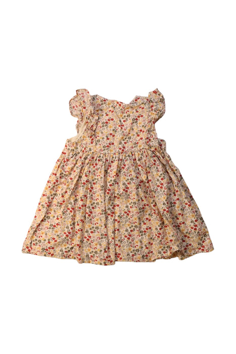 A Multicolour Sleeveless Dresses from Petit Bateau in size 12-18M for girl. (Back View)