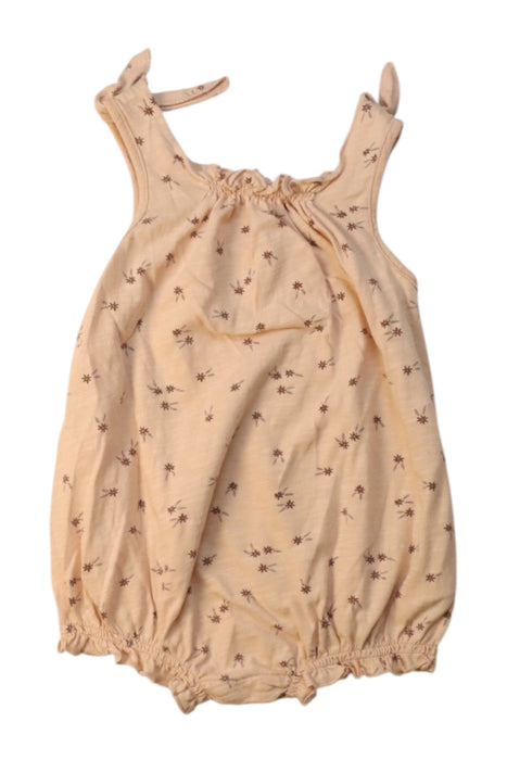 A Beige Sleeveless Rompers from Rylee + Cru in size 12-18M for girl. (Front View)