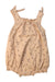 A Beige Sleeveless Rompers from Rylee + Cru in size 12-18M for girl. (Front View)