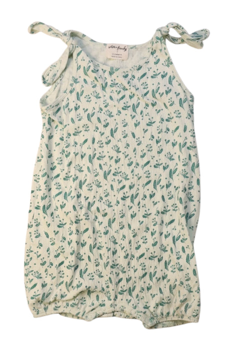 A White Sleeveless Rompers from Wilson & Frenchy in size 12-18M for girl. (Front View)