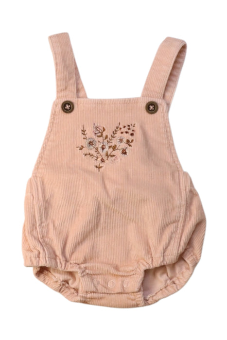 A Peach Sleeveless Rompers from Jamie Kay in size 3T for girl. (Front View)