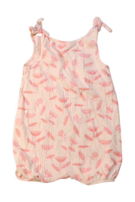 A Pink Sleeveless Rompers from Wilson & Frenchy in size 3-6M for girl. (Back View)