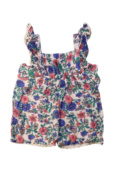 A Multicolour Sleeveless Rompers from Louise Misha in size 3T for girl. (Back View)
