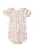 A Multicolour Short Sleeve Bodysuits from Petit Bateau in size 0-3M for neutral. (Front View)