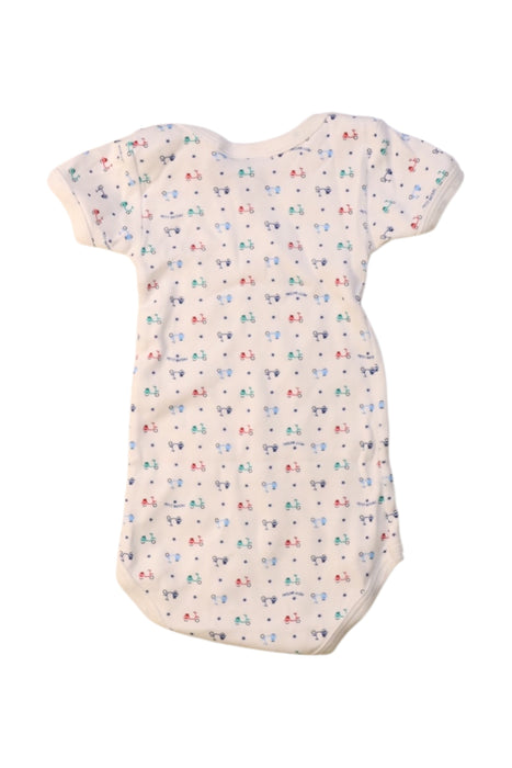 A Multicolour Short Sleeve Bodysuits from Petit Bateau in size 0-3M for neutral. (Back View)