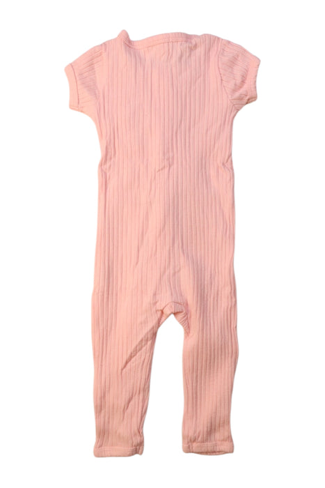 A Pink Short Sleeve Rompers from Wilson & Frenchy in size 3-6M for girl. (Back View)