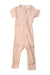 A Pink Short Sleeve Jumpsuits from Wilson & Frenchy in size 3-6M for girl. (Front View)