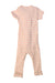 A Pink Short Sleeve Jumpsuits from Wilson & Frenchy in size 3-6M for girl. (Back View)