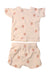 A White Shorts Sets from Wilson & Frenchy in size 3-6M for girl. (Back View)