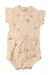 A Multicolour Short Sleeve Rompers from Nature Baby in size 3-6M for girl. (Front View)