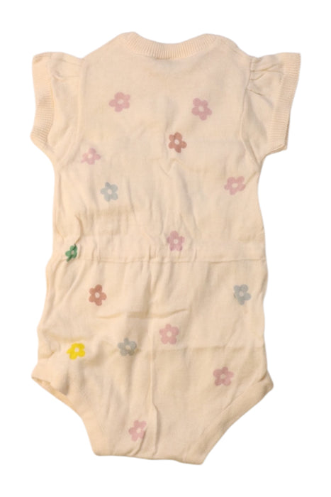 A Multicolour Short Sleeve Rompers from Nature Baby in size 3-6M for girl. (Back View)
