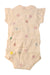 A Multicolour Short Sleeve Rompers from Nature Baby in size 3-6M for girl. (Back View)