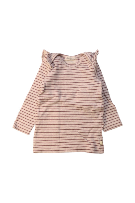 A Pink Long Sleeve Tops from Wilson & Frenchy in size 6-12M for girl. (Front View)
