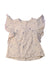 A Ivory Short Sleeve Tops from Louis Louise in size 2T for girl. (Front View)