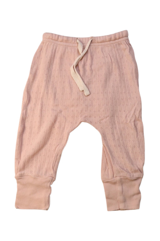 A Peach Casual Pants from Nature Baby in size 3-6M for girl. (Front View)