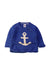 A Blue Knit Sweaters from Petit Bateau in size 3-6M for boy. (Front View)