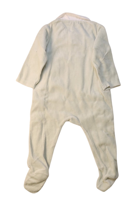 A Ivory Onesies from Bout'Chou in size 3-6M for neutral. (Back View)