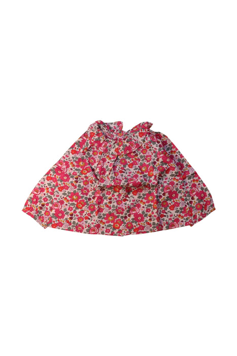 A Multicolour Long Sleeve Tops from Jacadi in size 12-18M for girl. (Front View)