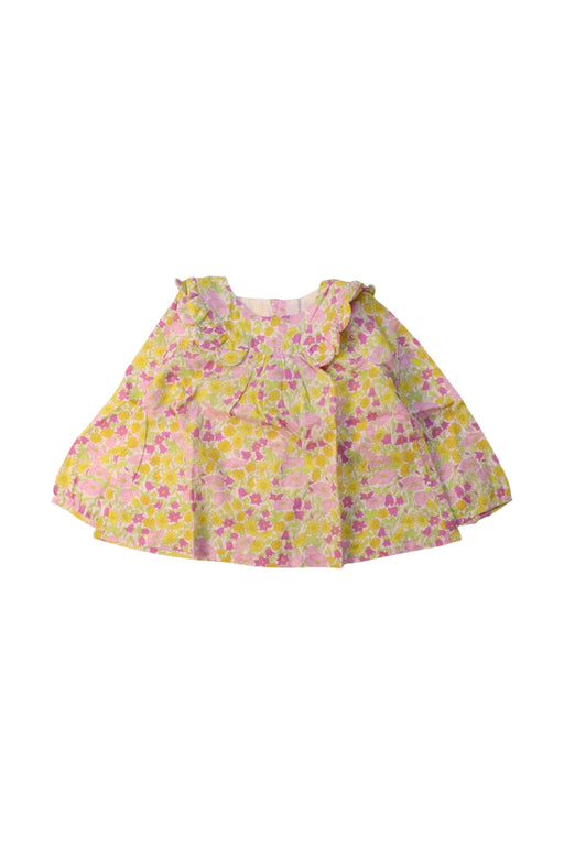 A Multicolour Long Sleeve Tops from Jacadi in size 12-18M for girl. (Front View)